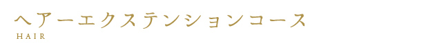 ヘアーエクステンションコース